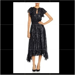 Rebecca Taylor Womens Maxi Dress Flutter Sleeve  - 0